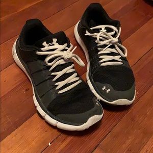 Under Armour black sneakers